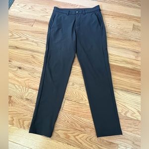Lululemon ABC Slim-Fit Trouser 31 x 30 Warpstreme. Obsidian Color.